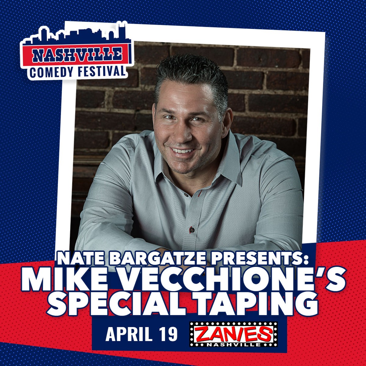Nate Bargatze Presents Mike Vecchione S Special Taping Zanies