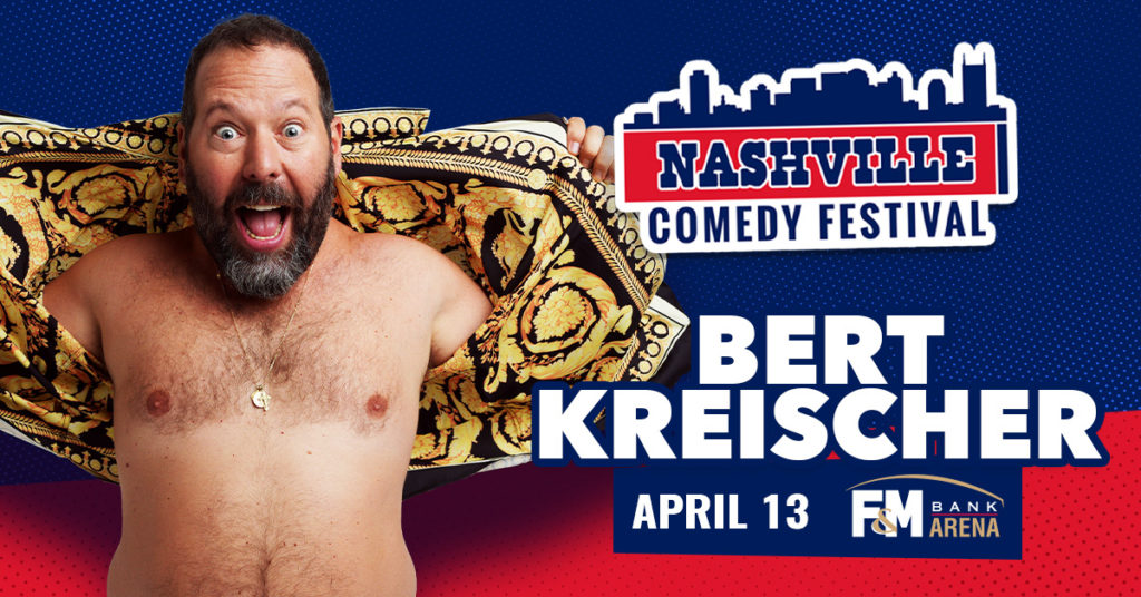 Bert Kreischer at the F&M Bank Arena as part of the Nashville Comedy Festival on April 13