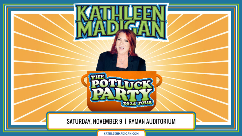 Kathleen Madigan's Potluck Party 2024 Tour at the Ryman Auditorium November 9