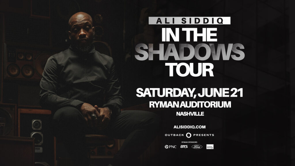 Ali Siddiq June 21 at the Ryman Auditorium