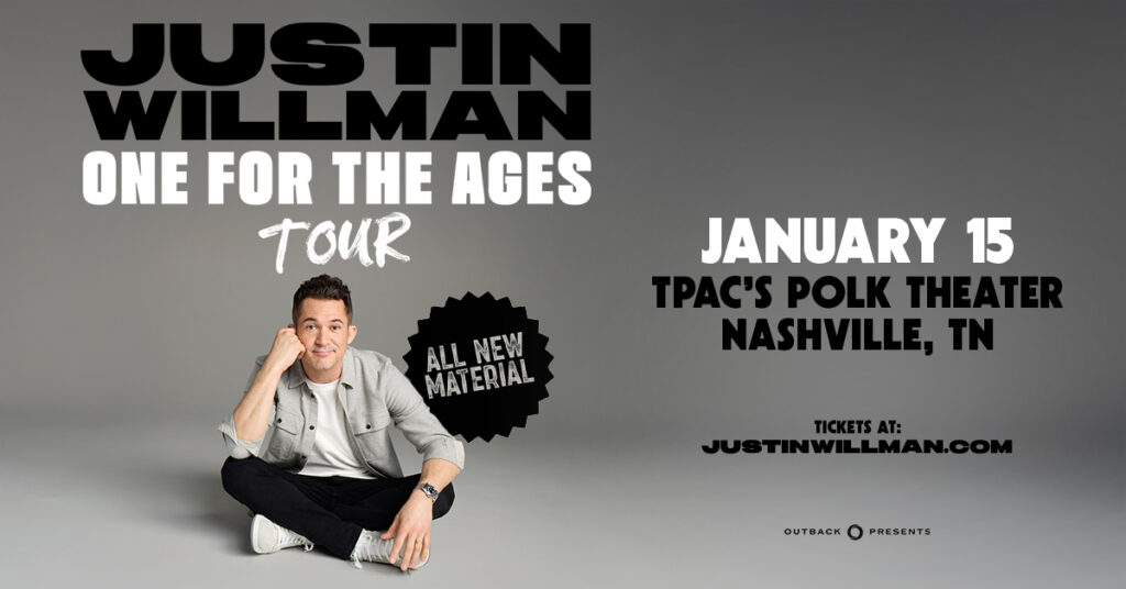 Justin Willman January 15 at TPAC's Polk Theater