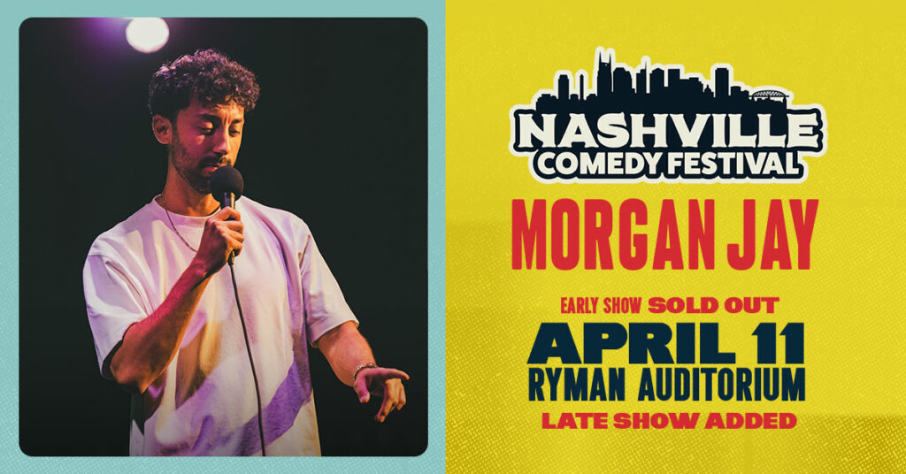 Morgan Jay at the Ryman Auditorium April 11 as part of the Nashville Comedy Festival