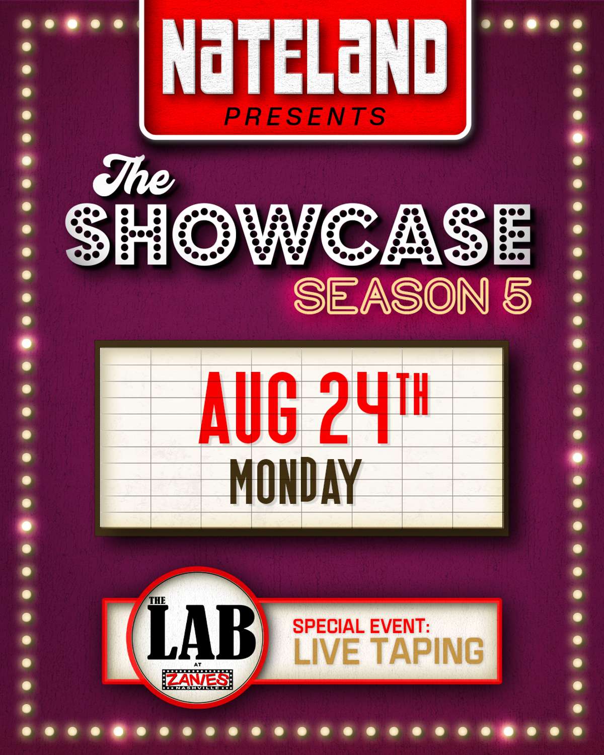 2026 NATELAND PRESENTS: THE SHOWCASE SEASON 5