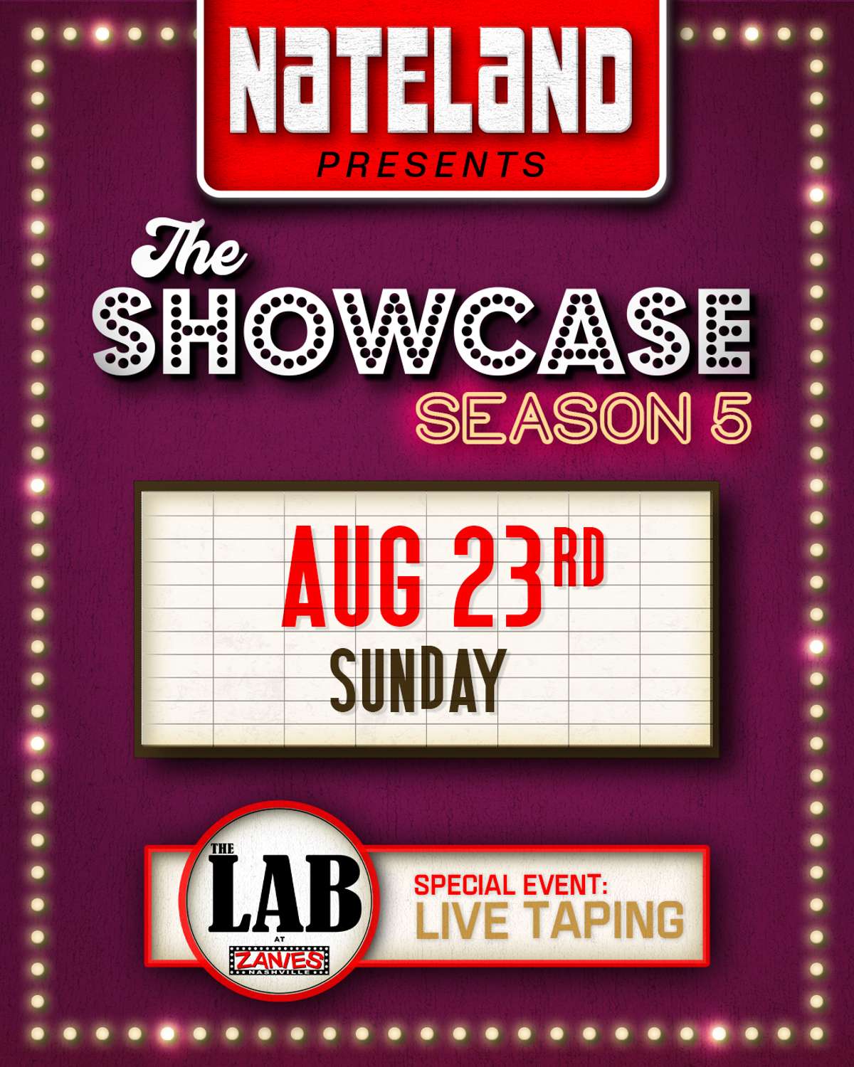 2026 NATELAND PRESENTS: THE SHOWCASE SEASON 5