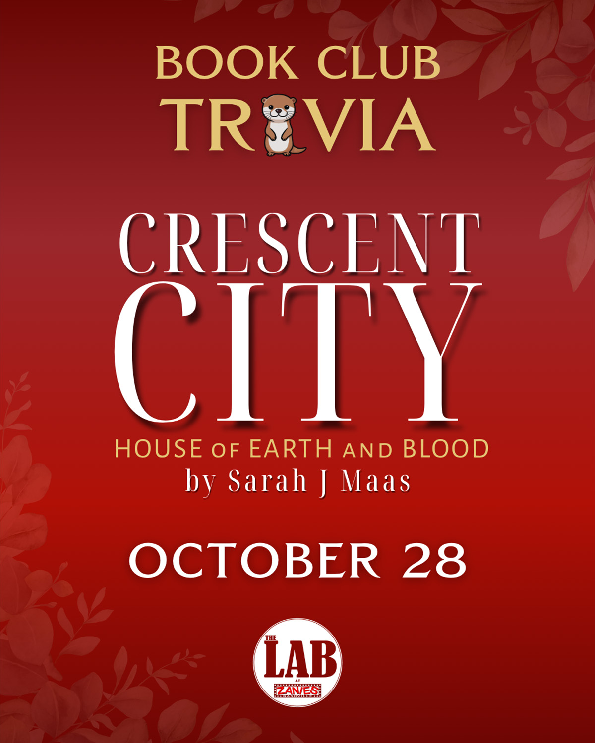 Book Club Trivia: Crescent City House of Earth and Blood by Sarah J. Maas
